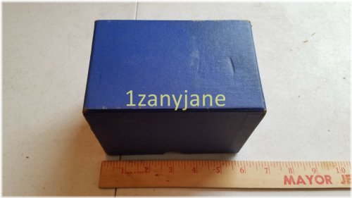 Antique Glass Slide Box - Keystone Blue LS43