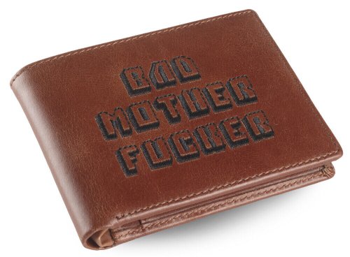 Badass Embroidered Leather Wallet - Pulp Fiction Edition