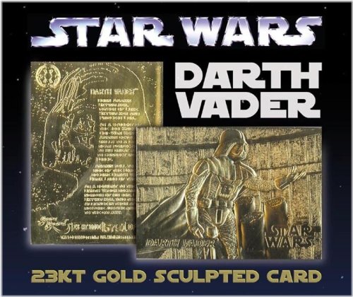 Galactic Gold Vader Card
