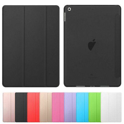 Smart Leather Cover for iPad Generations 5-6 and Mini 1-5