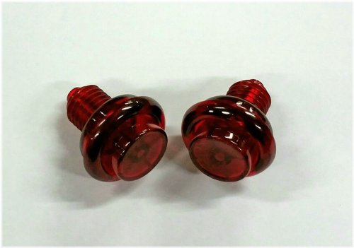 Flipper Button Set - Transparent Red for Bally Williams Pinball Machines