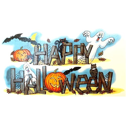 Spooky Specter Pumpkin Patch Decal