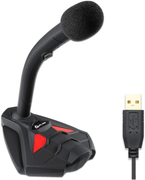 KLIM Voice V2 USB Microphone - Red Edition