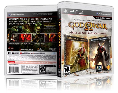 PlayStation 3 Cover and Case - God of War Origins Collection Replacement