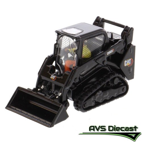 Black Compact Loader Diecast Model