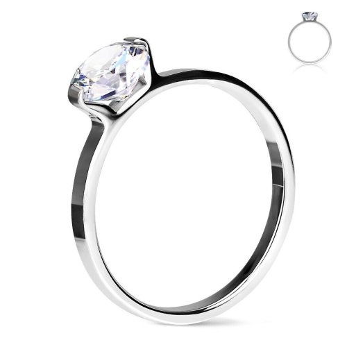 Sparkling Solitaire Ring