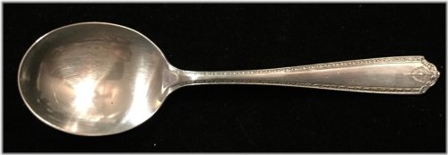 Lady Hilton Cream Soup Spoon in Sterling Silver