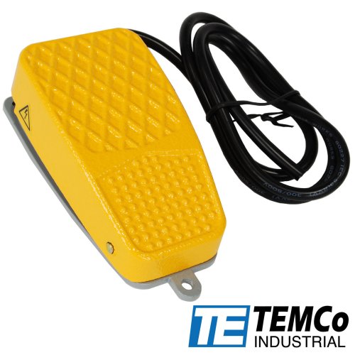 PowerStep Foot Pedal Switch - Durable Aluminum Design for CNC and Electric Power Control