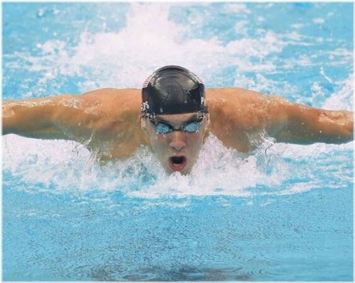 Champion Swimmer Tribute Print