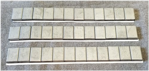 HO Railroad Car Weight Assortment