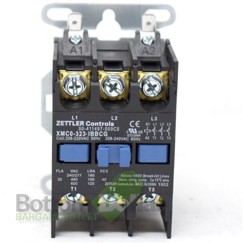 Zettler Controls XMC0-323-IBBCG 208-220Vac Coil 3Pole Relay