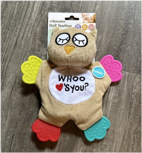 Whoo Who Heart's Loves You Plush Owl