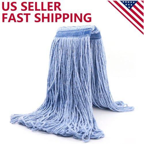 Loop-End Cotton Mop Head with Easy Wring Feature