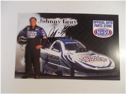 NHRA Racing Legends Autographed Collectible