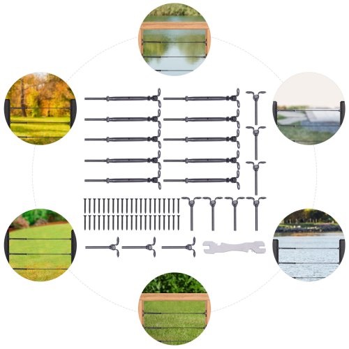 Steel Cable Deck Railing Kit