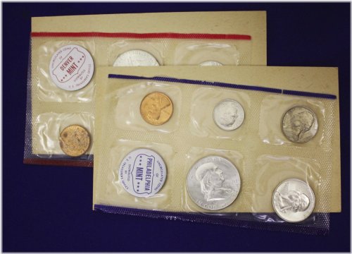 1960 Complete U.S. Coin Collection with "P" & "D" Mint Marks