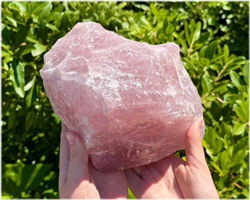 Rose Quartz Jumbo Raw Crystal Chunks