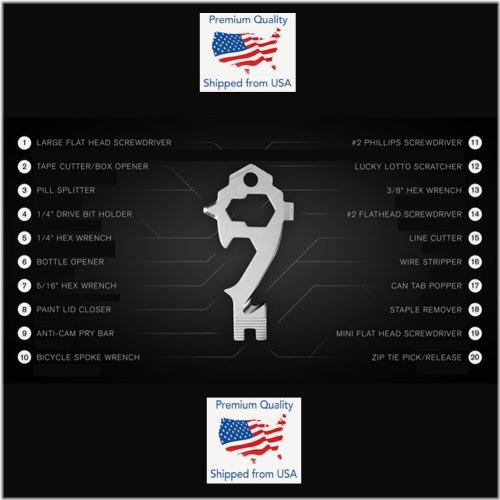 Crowbar Carabiner Multi-Tool