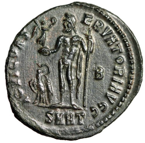 Jupiter Follis of Constantine I in Extremely Fine Condition