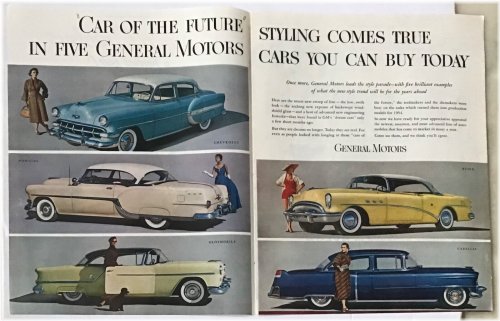 Vintage General Motors Futuristic Styling Showcase