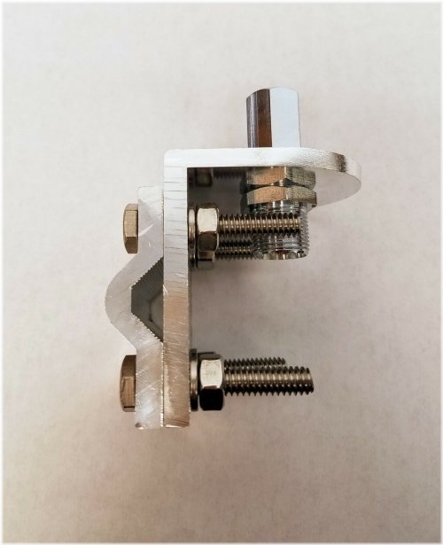 Tri-Mount Antenna Bracket with SO-239 Stud