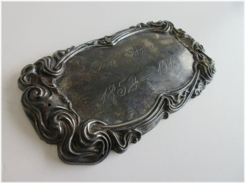 Victorian Era Memorial Plaque