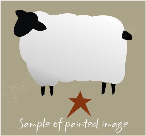 Sheep & Star Farmhouse Stencil