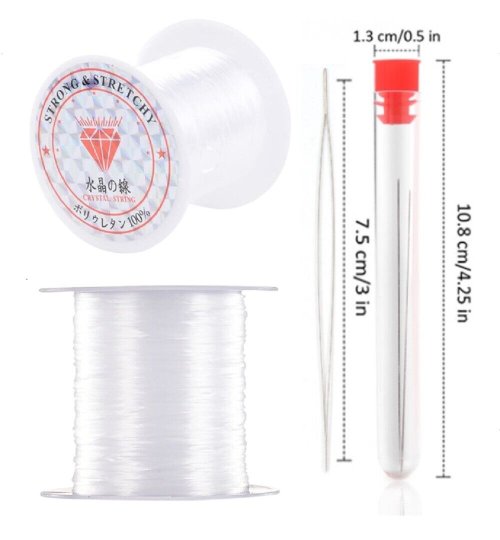 Elastic Beading Thread Cord Set - Needle Kit