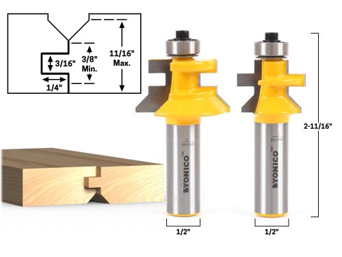 Precision Floor Router Bit Set