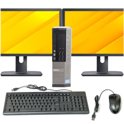 OptiPlex Pro i5 Desktop with Dual 22" Monitors and Windows 10