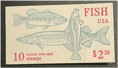 Fish Issue Booklet - Scott#: 2205-2209