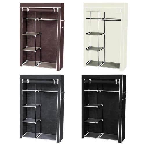 Harmony 63" Garment and Wardrobe Organizer with Shelves and Hangers