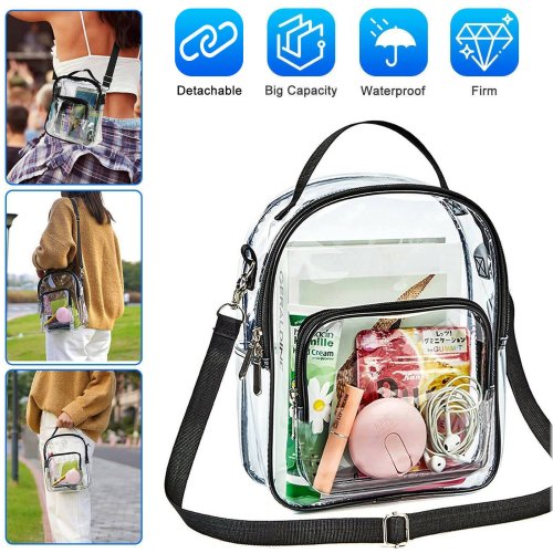 Translucent Tote Crossbody