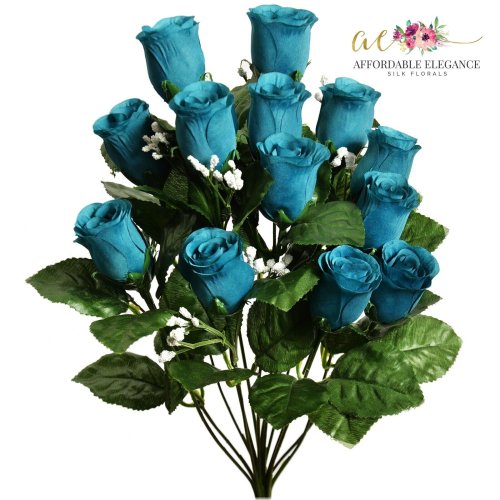 Rose Buds Silk Bush for Elegant Decor