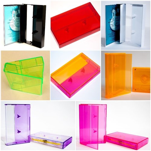Colorful Cassette Cases