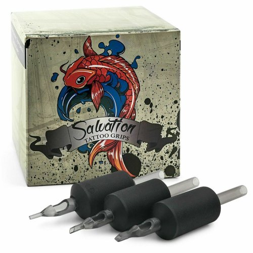 Ink Savior Disposable Tattoo Tips - Precision Grip with Tinted Ends