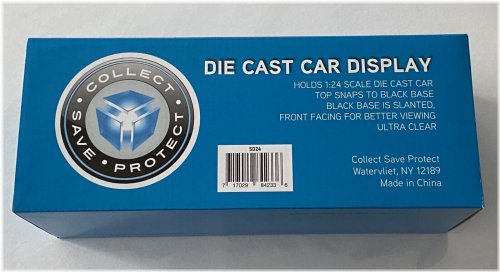 Slant Base Stackable Display Case for 1:24 Scale Diecast Cars