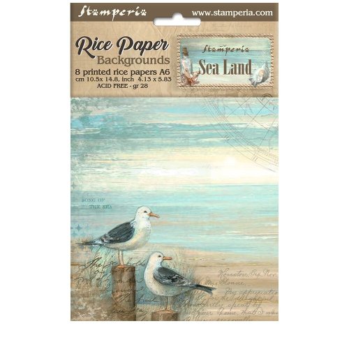 Sea Land Rice Paper Decoupage Assortment