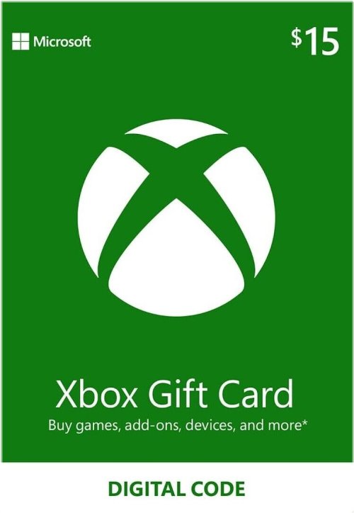 Xbox Store Cash Card - $15 Credit for Gamers in the US