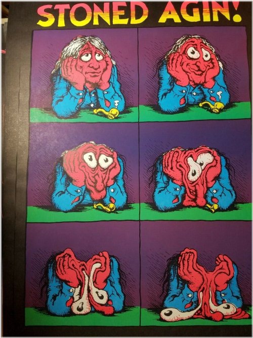 Vintage Blacklight Poster by R. Crumb