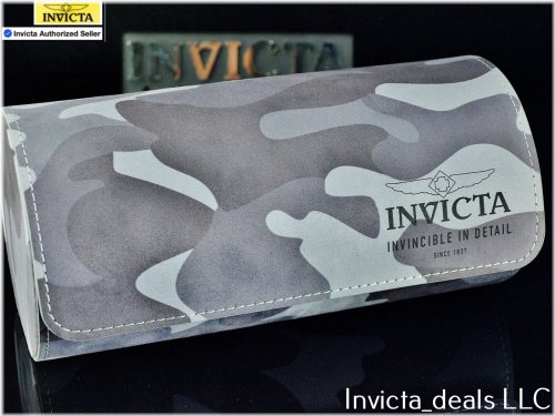 Camouflage Watch Roll with Removable Cushions