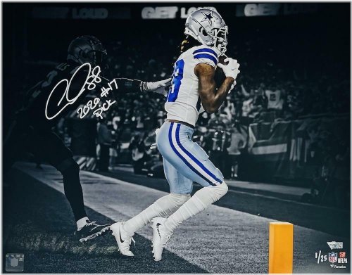 Gridiron Glory: CeeDee Lamb Limited Edition Signed Photo