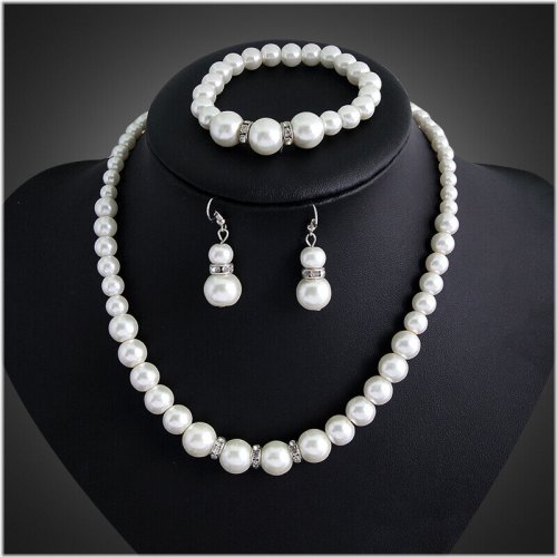 Ivory Pearl Jewelry Set