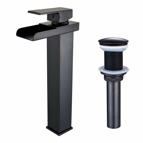Black Cascade Mixer Tap