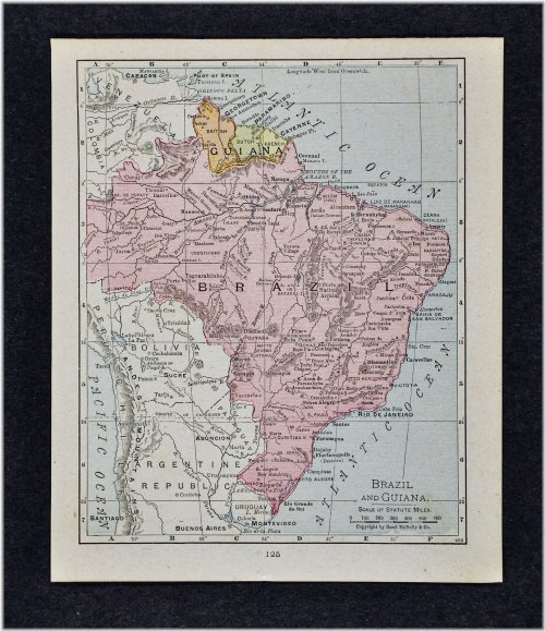 South American Expedition Map: 1917 Edition