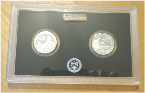 2021 America the Beautiful Silver Proof Quarter Set (without Box or COA)