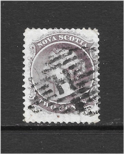 Queen Victoria Lilac Stamp from 1860
