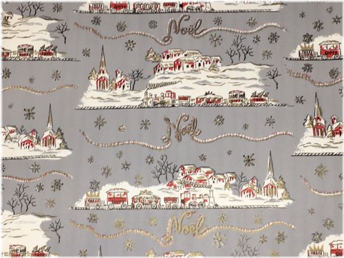 Nostalgic Winter Wonderland Wrapping Paper