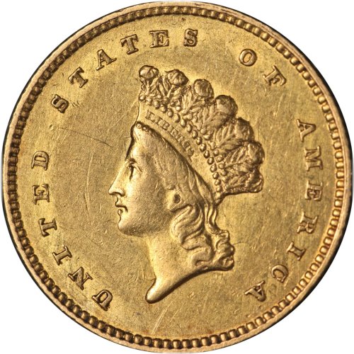 Liberty Gold Dollar - 1854 Type 2 AU/BU