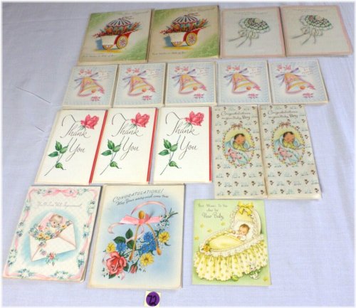 Retro Charm Greeting Card Collection